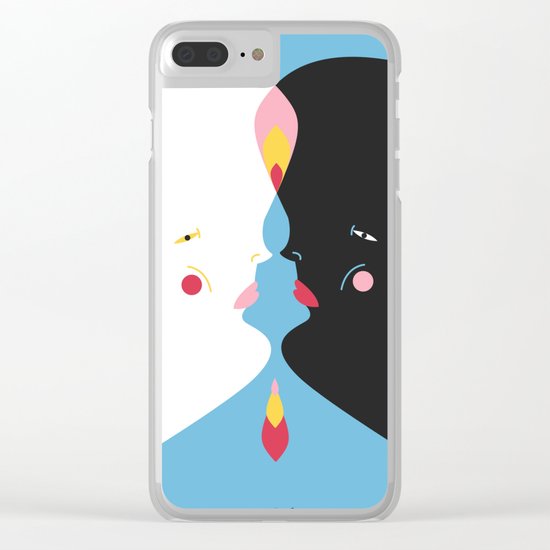 emotional stuff Clear iPhone Case