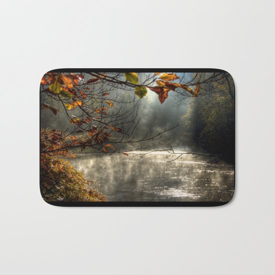 autumn light serenity Bath Mat