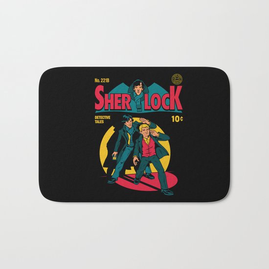 Sherlock Comic Bath Mat