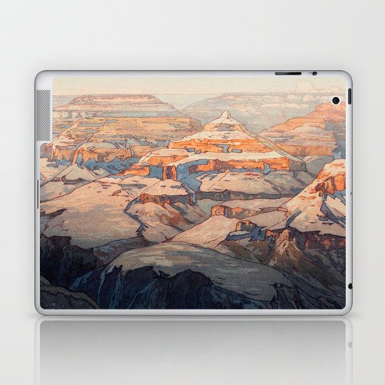Hiroshi Yoshida - Grand Canyon - Japanese Vintage Ukiyo-e Woodblock Painting - United States Series Laptop & iPad Skin