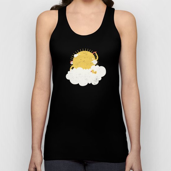 sun-bathing Unisex Tank Top
