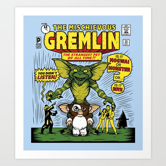 The Mischievous Gremlin Art Print