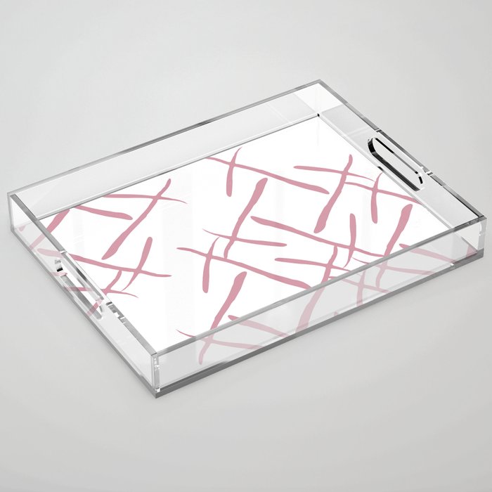 Rose cross marks Acrylic Tray