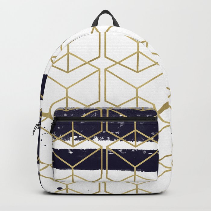 Blue and gold backpack new arrivals