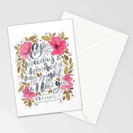 Isaiah 43:4 Stationery Cards
