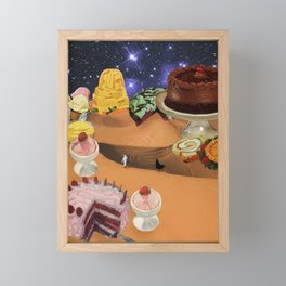 Desserted Framed Mini Art Print