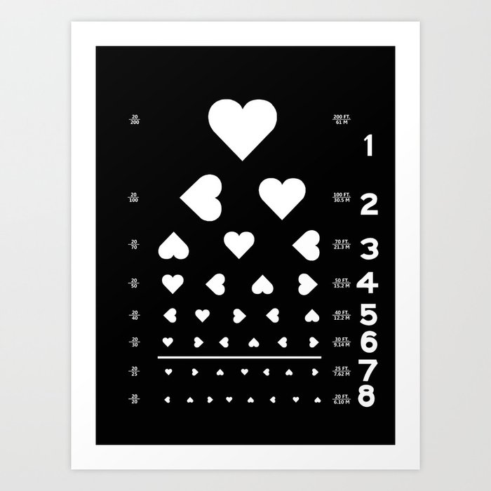 Can you see the love? Art Print