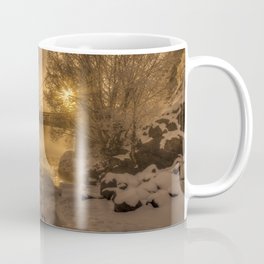 Frosty Riverside Coffee Mug