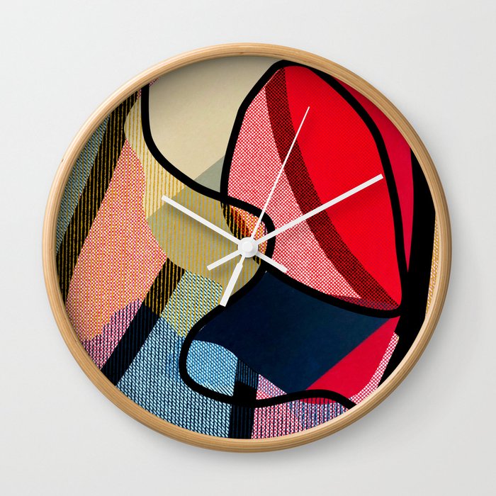 Primary color 2 Wall Clock