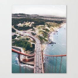 Golden Gate Bridge San Francisco: "I rise above" Canvas Print