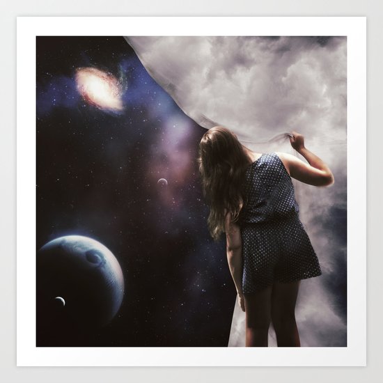 Beyond the Clouds Art Print