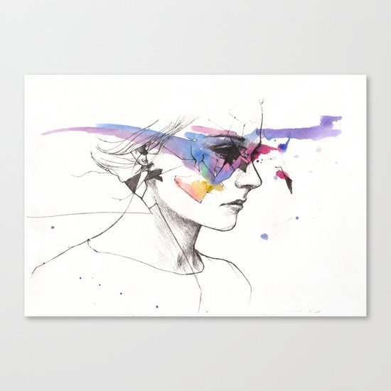 Woman With A New Vision Canvas Print
