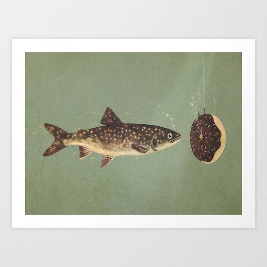 Irresistible Bait Art Print