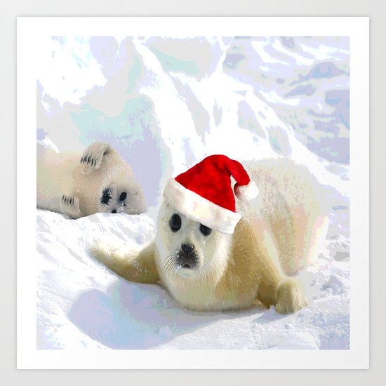 Save Me | Christmas Spirit Art Print