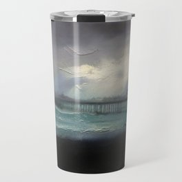 Brighton Pier - Stormy seas Travel Mug