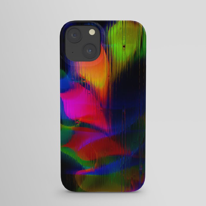 Neon Shapes iPhone Case