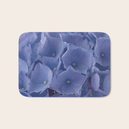 Blue Hydrangea Bath Mat