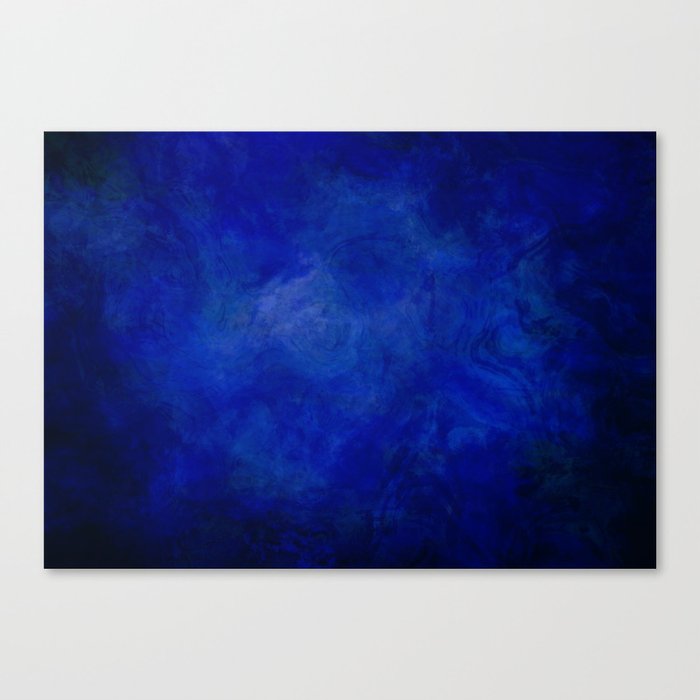 Deep Ocean Blue Canvas Print