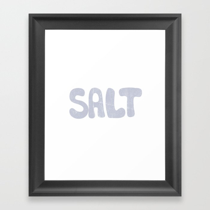 SALT Framed Art Print