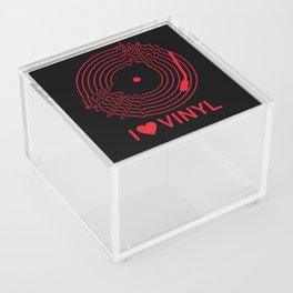 I Love Vinyl Acrylic Box