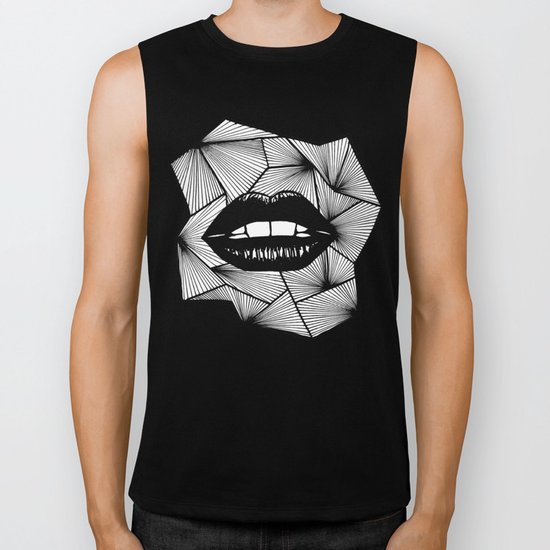 Lips Biker Tank