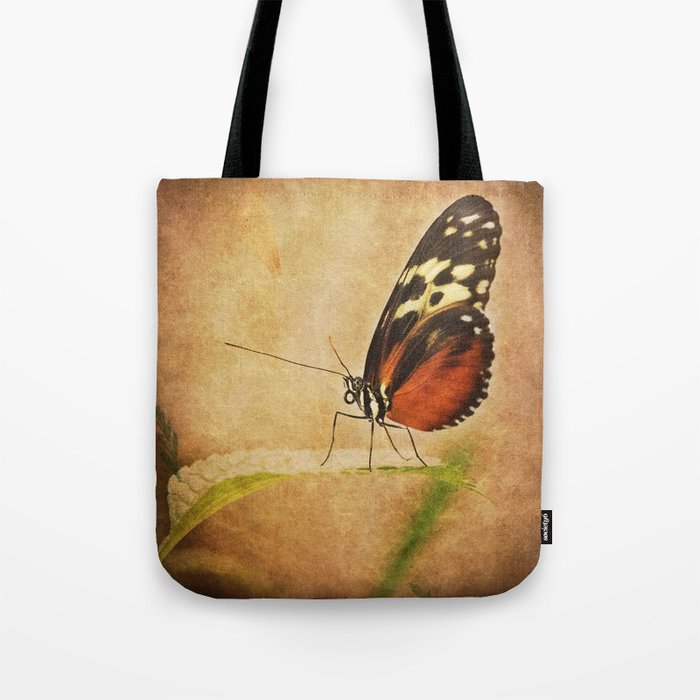 Antique Butterfly Tote Bag