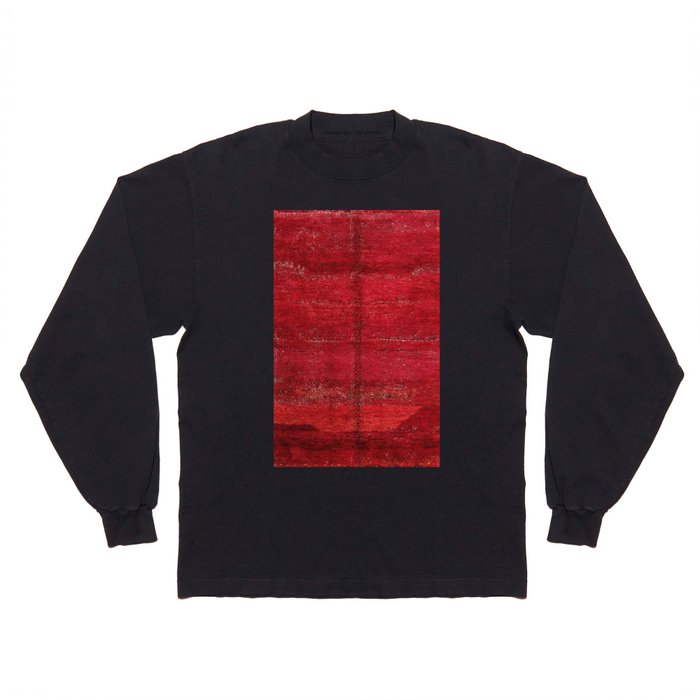 Specimen angst Manieren Brilliant Red Antique Moroccan Rug Print Long Sleeve T Shirt by Vicky  Brago-Mitchell® | Society6