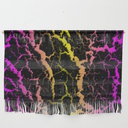 Cracked Space Lava - Pink/Yellow Wall Hanging