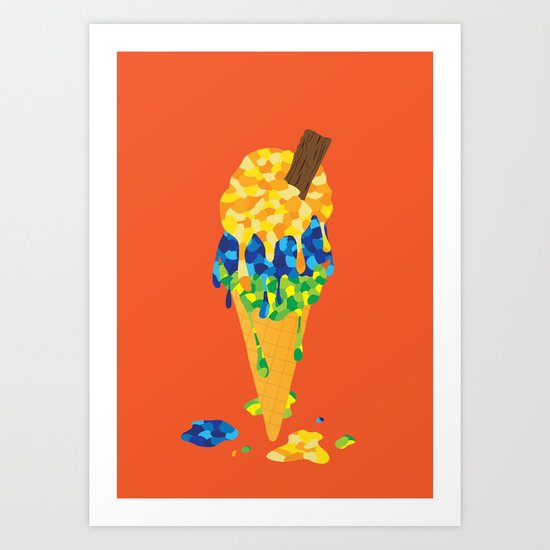 Brazilian Icecream Art Print