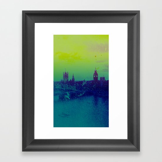 It's cold, but not gray Framed Art Print
