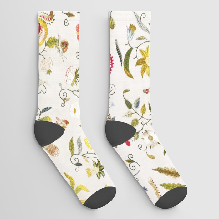 Vintage Floral 33 Socks