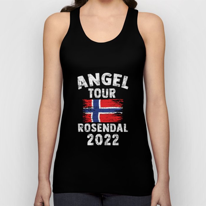 Rosendal 2022 - Angel Tour nach Norwegen mit Flagge Tank Top