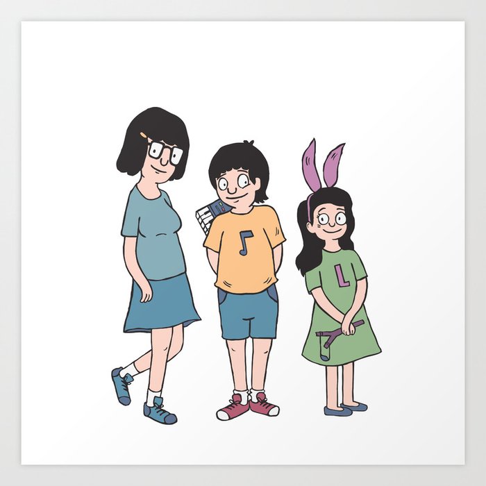 Bob S Burgers Kids Art Print By Jackink Society6