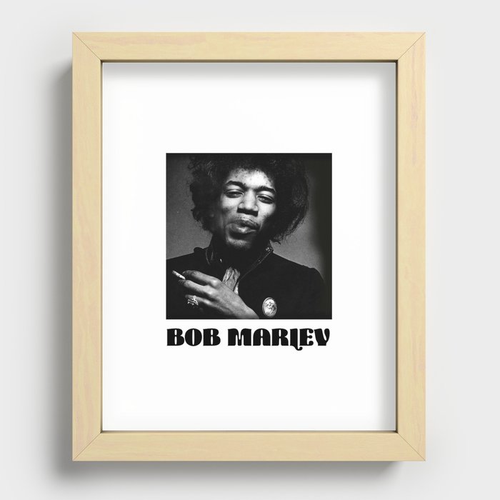 Famous musician Recessed Framed Print