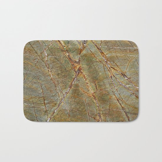 Forest Green Marble Bath Mat