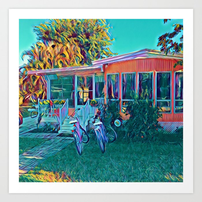 Sanibel Retreat Art Print By Parris Society6
