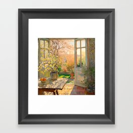 A Doorway to Tranquility Framed Art Print