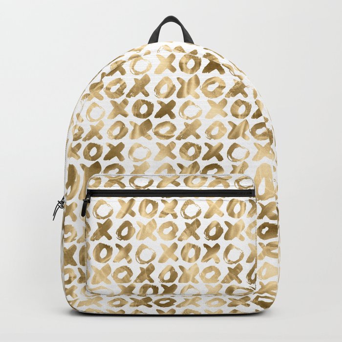 XOXO Love Me Gold Pattern 2 Backpack