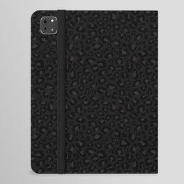 Leopard Print 2.0 - Black iPad Folio Case