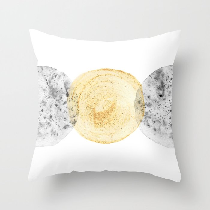 Mustard yellow and gray throw pillows sales
