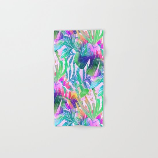 Pink Hawaiian Hand & Bath Towel
