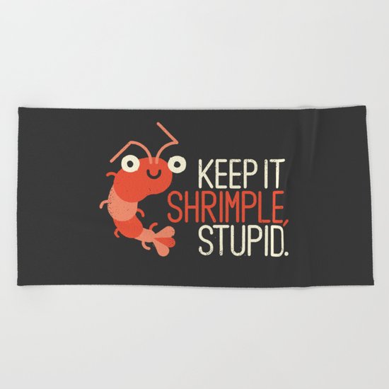 The Prawn Principle Beach Towel