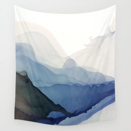 Norwegian fjords Wall Tapestry