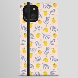Midsummer Lemons iPhone Wallet Case