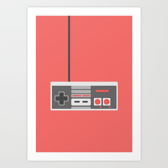 #48 NES Controller Art Print