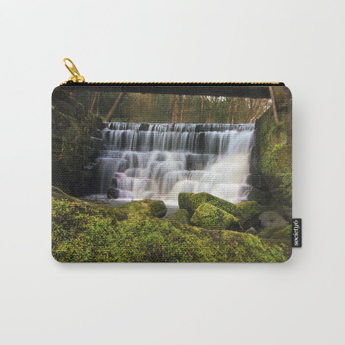 English Spring Waterfall Carry-All Pouch