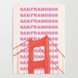 San Francisco Golden Gate Bridge Poster