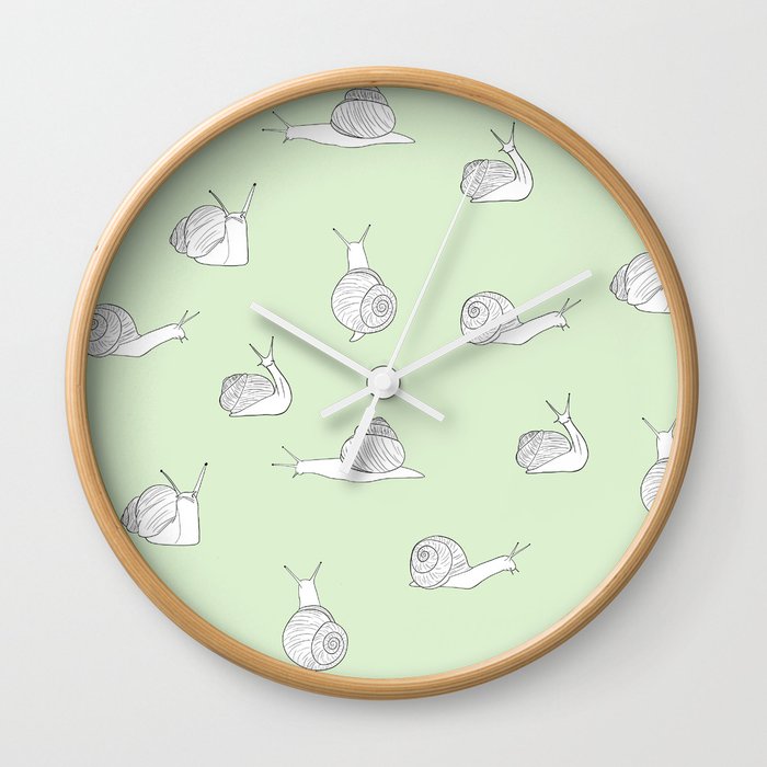 Snails Wall Clock
