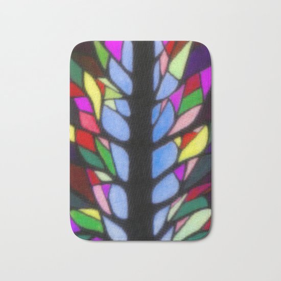 Stained Glass Bath Mat