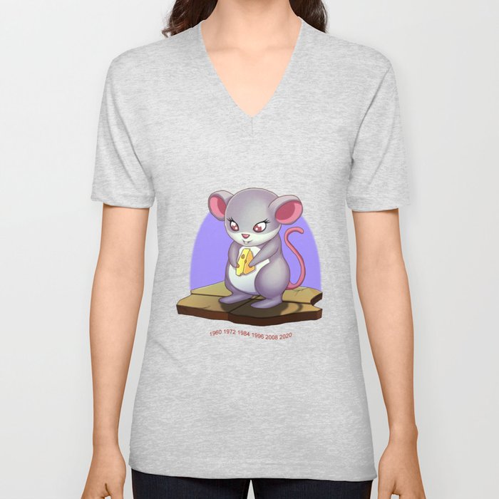 Year of the Rat V Neck T Shirt